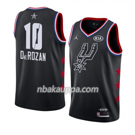 San Antonio Spurs DeMar DeRozan 10 2019 Kaikki tähti Jordan Brand Musta Pelipaidat Swingman - Miesten